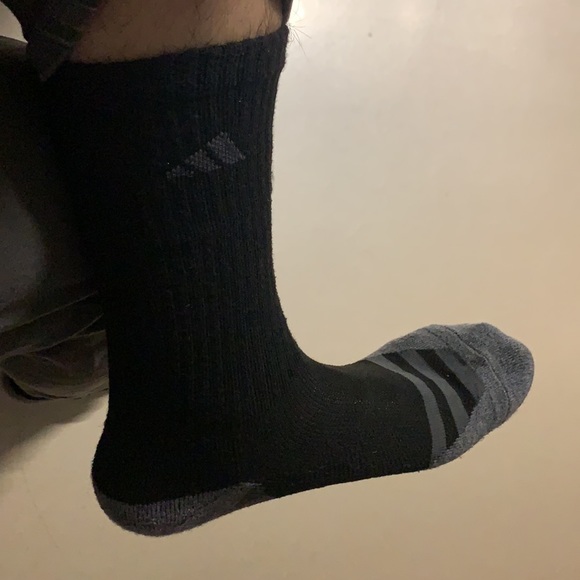 A Pair of Black Adidas Socks - Picture 2 of 7